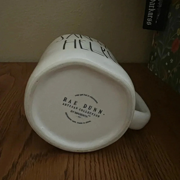 NWT Rae Dunn SANTA’S‎ HELPER 2-Sided Mug - Picture 5 of 5